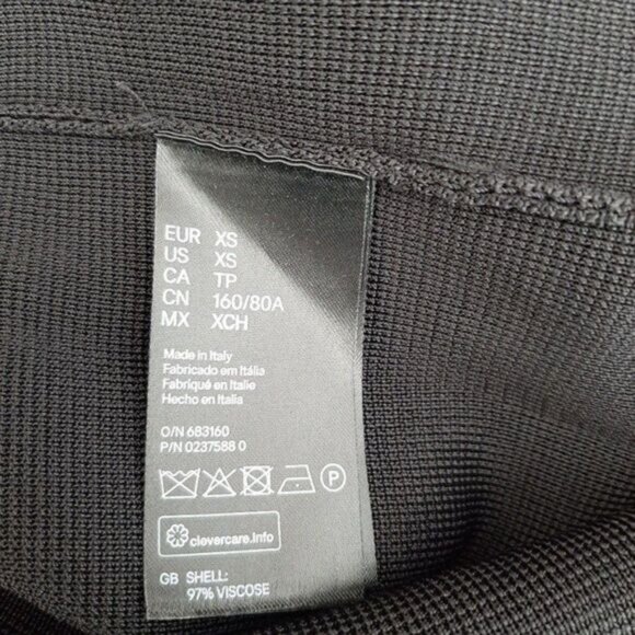 ALEXANDER WANG & H&M Fine Knit Tunic Top / Dress Mesh Panels Sz XS Flawed - Picture 16 of 16